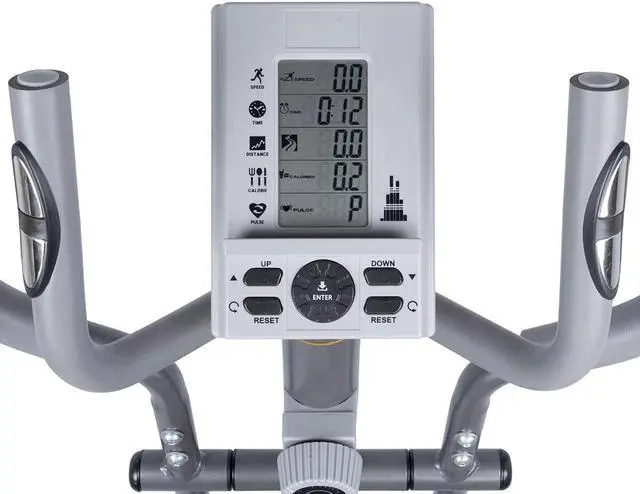 Alt view image 7 of 7 - Doufit EM-04 Elliptical Machine With 8 Adjustable Magnetic Resistances LCD Display&Tablet Holder Support Maximum Load Bearing 250lbs Quite Smooth Stable Fitness Steppers