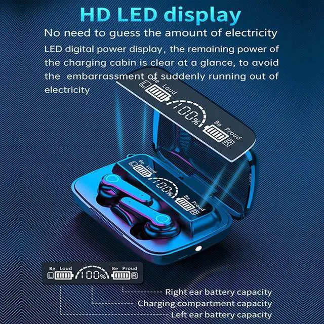 Alt view image 3 of 6 - Waterproof Wireless Earbuds Bluetooth 5.1 True Wireless Bluetooth Headphones