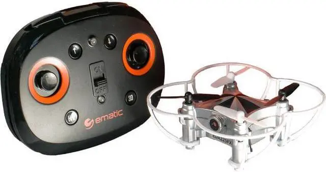 Main image of Ematic Quadcopter Drone, 2.4GHz Control, 6-Axis Gyroscope (EDA225FX)