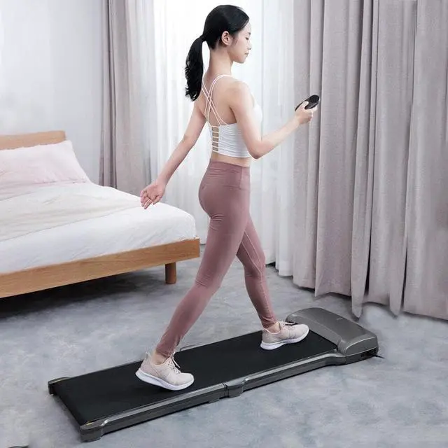 Alt view image 2 of 7 - WalkingPad C1 Folding Treadmill Manual/Automatic Modes Walking Pad Non-slip Sports Fitness Walking Machine with US Plug