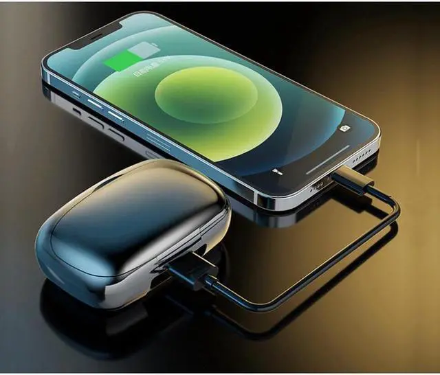 Alt view image 4 of 6 - Wireless Bluetooth 5.1 Gaming TWS Earbuds with 1200mAh Charging Case