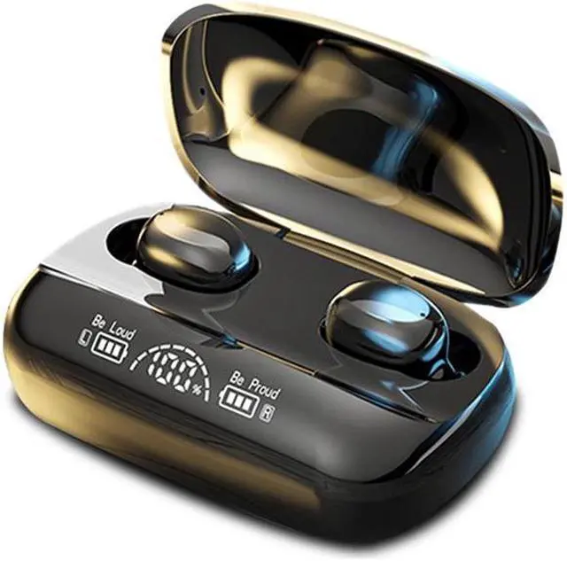 Alt view image 5 of 6 - Wireless Bluetooth 5.1 Gaming TWS Earbuds with 1200mAh Charging Case