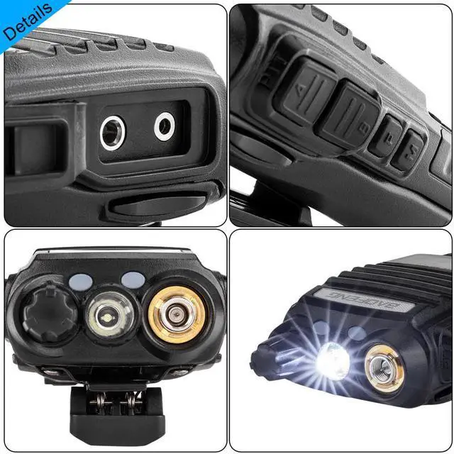 Alt view image 4 of 6 - BaoFeng UV-82 Walkie Talkie Dual Band Two-Way Radio 136-174MHz VHF & 400-520MHz UHF