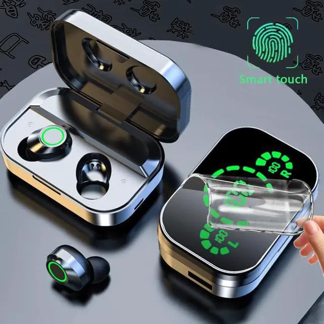 Main image of Wireless Headphones TWS fone Bluetooth Earphones HIFI Earbuds Headsets Stereo With Mic Charging For Sports Games Phones