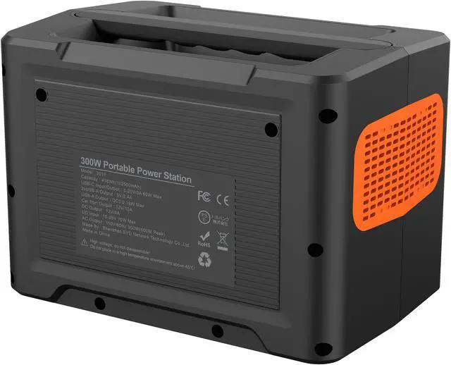 Alt view image 3 of 6 - Portable Power Station Explorer;  276Wh Backup Lithium Battery Pack;  110/300W Pure Sine Wave AC Outlet;  Solar Generator (Solar Panel Not Included) for Outdoors Camping Travel Hunting Emergency