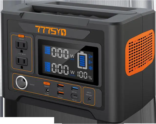 Alt view image 2 of 6 - Portable Power Station Explorer;  276Wh Backup Lithium Battery Pack;  110/300W Pure Sine Wave AC Outlet;  Solar Generator (Solar Panel Not Included) for Outdoors Camping Travel Hunting Emergency