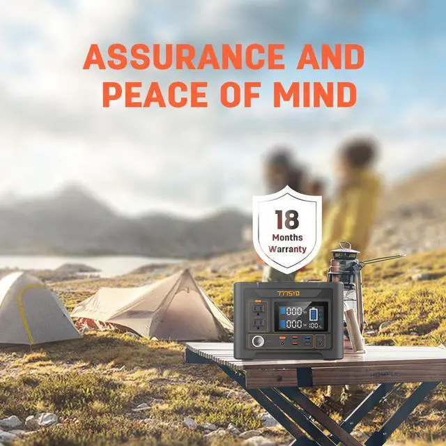 Alt view image 6 of 7 - 300W Portable Power Station;  416Wh Large Capacity Battery Supply;  777SYD Solar Powered Generator with AC DC USB 3 Ports;  Lithium Battery Backup for RV Camping;  Emergency