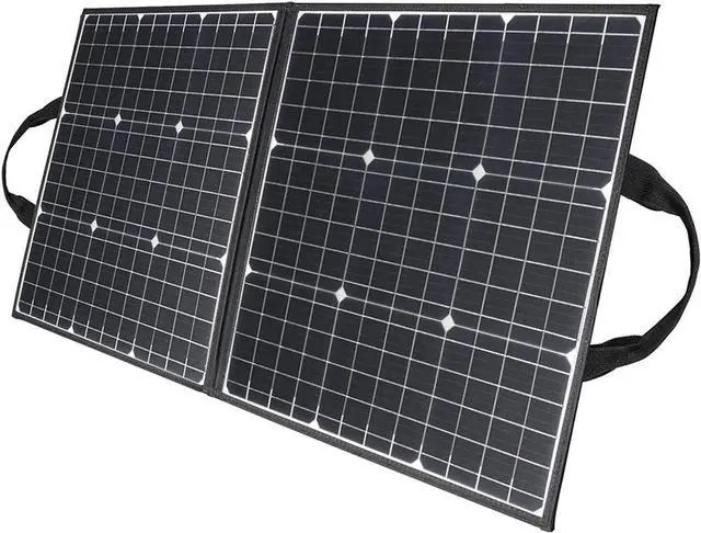 Main image of GOFORT 100W 18V Portable Solar Panel, Foldable Solar Charger with 5V USB, QC 3.0, DC Output, Compatible with Solar Generator Power Station Phones Laptops Tablet for Outdoor Camping RV