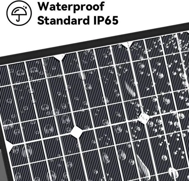 Alt view image 6 of 7 - GOFORT 100W 18V Portable Solar Panel, Foldable Solar Charger with 5V USB, QC 3.0, DC Output, Compatible with Solar Generator Power Station Phones Laptops Tablet for Outdoor Camping RV