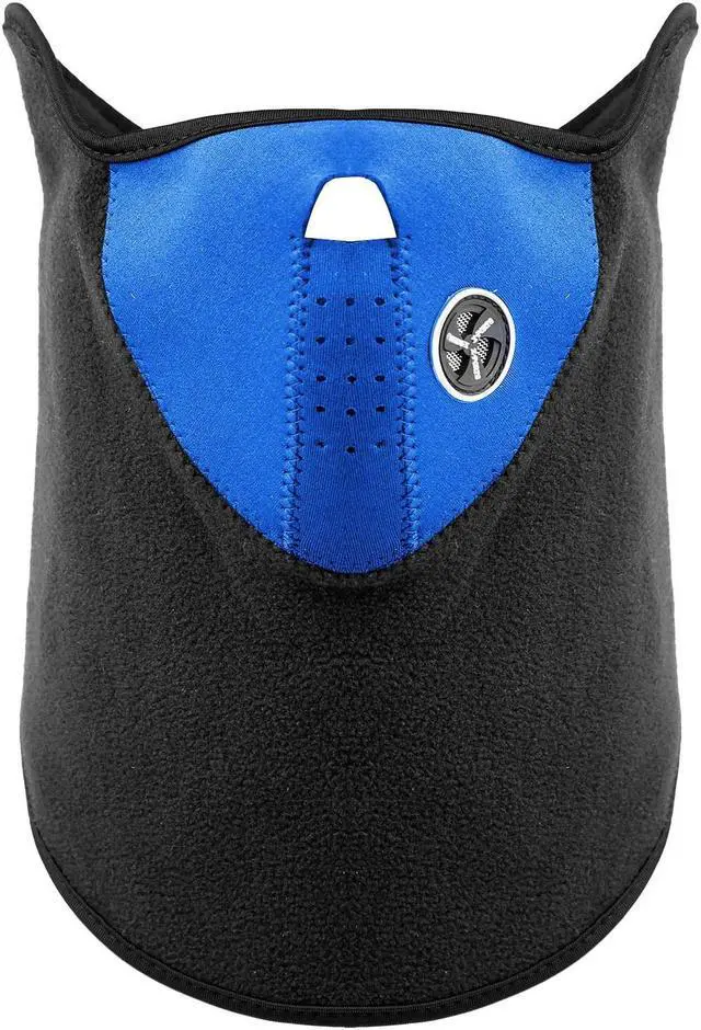 Alt view image 6 of 6 - Half Face Mask Breathable Windproof Dustproof Neck Warmer for Bike Motorcycle Racing