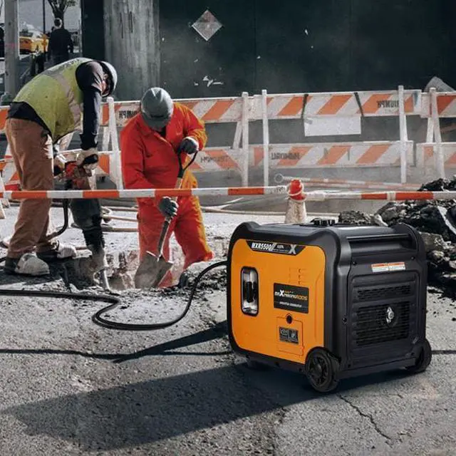 Alt view image 4 of 6 - Portable Gasoline Inverter Generator 5000w Rated 5500W Max 4-Stroke Power Equipment