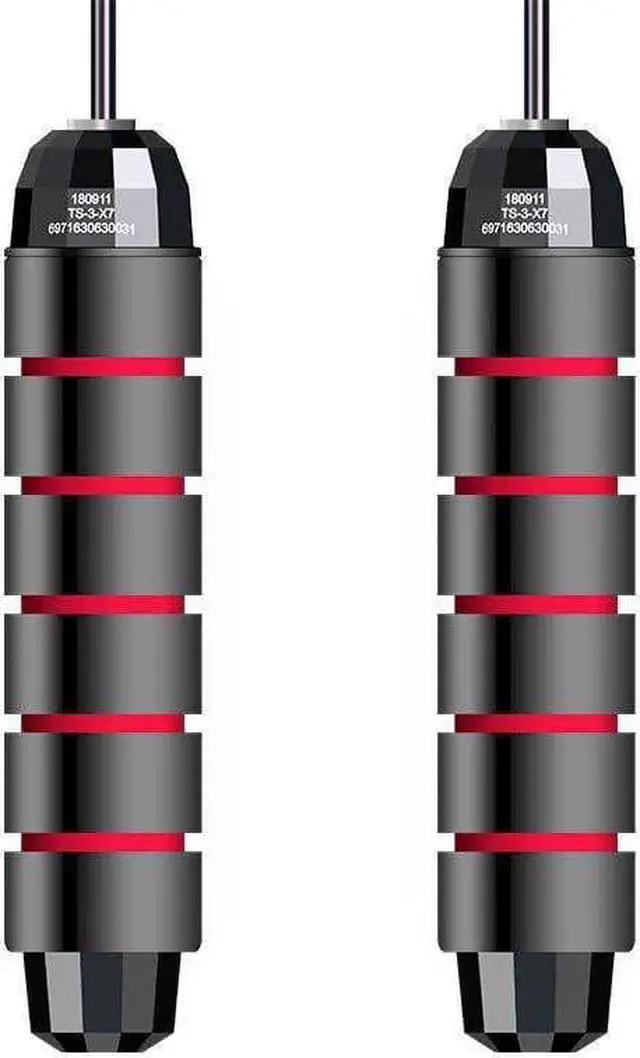 Alt view image 2 of 3 - Wholesale Gym Jump Rope Steel Wire Speed rope, skipping Weighted Skipping Rope, The lightweight design and comfort foam handles reduce strain on your hands