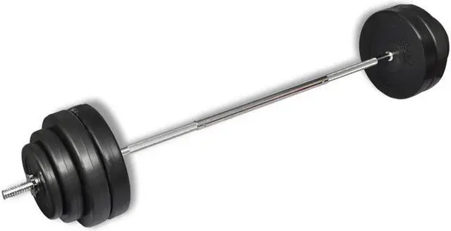 Main image of vidaXL Barbell with Plates Set 132 lb