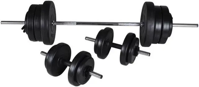 Main image of Adjustable Dumbbell and Barbell Weight Lifting Set 133.4 lb