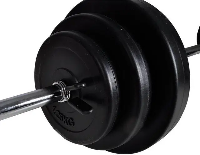 Alt view image 2 of 3 - Adjustable Dumbbell and Barbell Weight - Lifting Set 67.2 lb, Gripsize approx 5.7 inch barbell and 3.9 inch dumbbell, Weight disc Polyethylene - casting