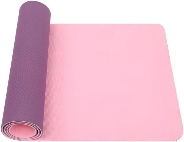Main image of Yoga Mat Classic 1/4 Inch Thick Pro Yoga Mat Eco Friendly Non Slip Fitness Exercise Mat with Carrying Strap-Workout Mat for Yoga, Pilates and Floor Exercises