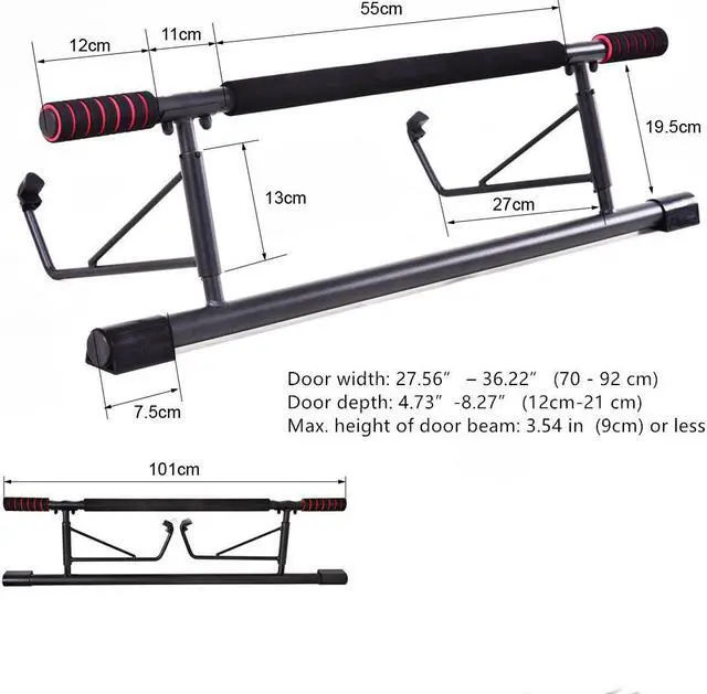 Alt view image 4 of 6 - Trumpet door on horizontal bar