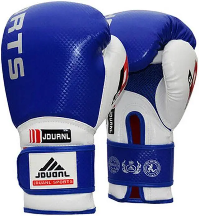 Main image of Professional Men Women Boxing Martial Arts Training Gloves BLUE, 10 Ounce