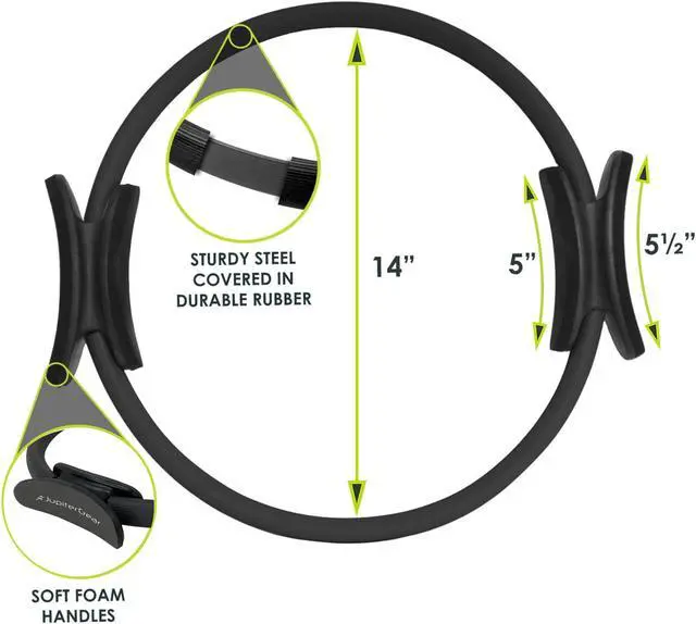Alt view image 5 of 6 - Pilates Resistance Ring for Strengthening Core Muscles