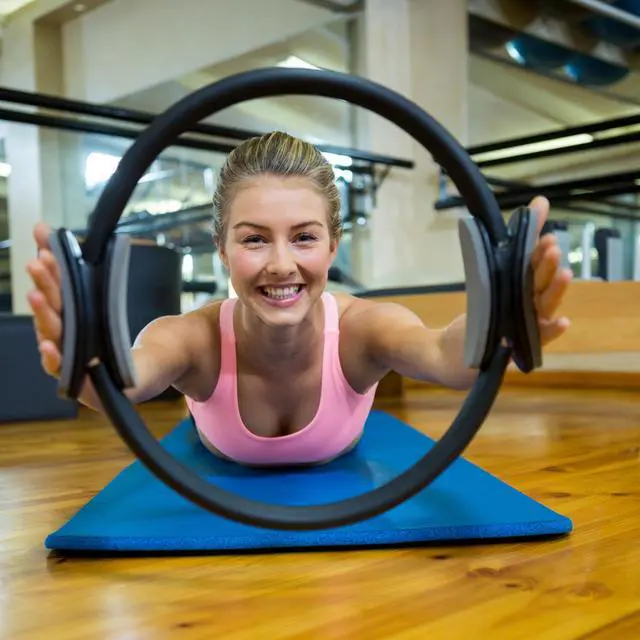 Alt view image 4 of 6 - Pilates Resistance Ring for Strengthening Core Muscles