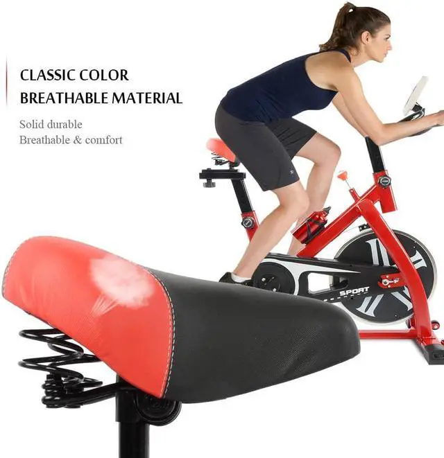 Alt view image 3 of 6 - Stationary Exercise Bike Fitness Cycling Bicycle Cardio Home Sport Gym Training XH