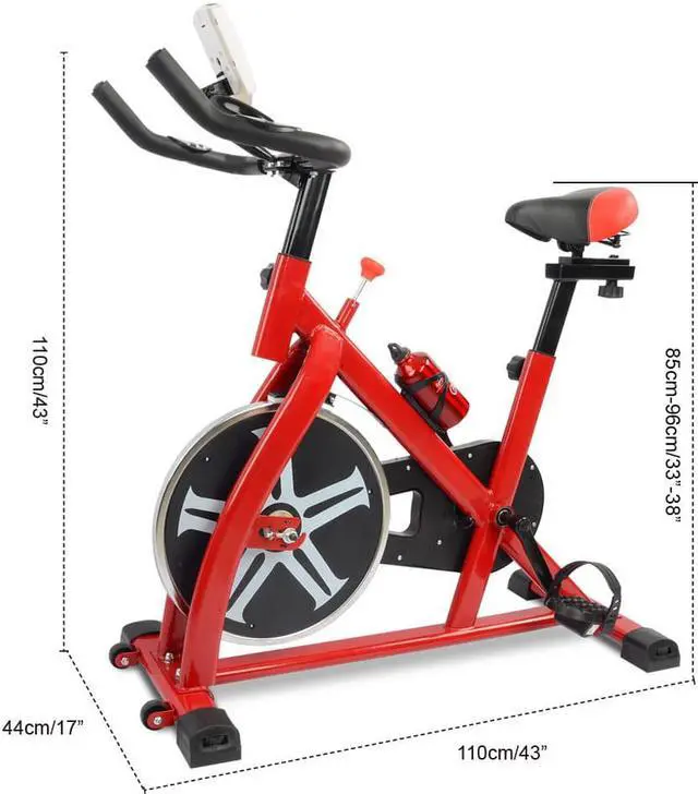 Alt view image 6 of 6 - Stationary Exercise Bike Fitness Cycling Bicycle Cardio Home Sport Gym Training XH