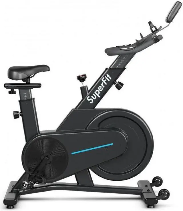 Alt view image 3 of 6 - Gym Indoor Exercise Fitness Adjustable Seat Handle Magnetic Training Bicycle