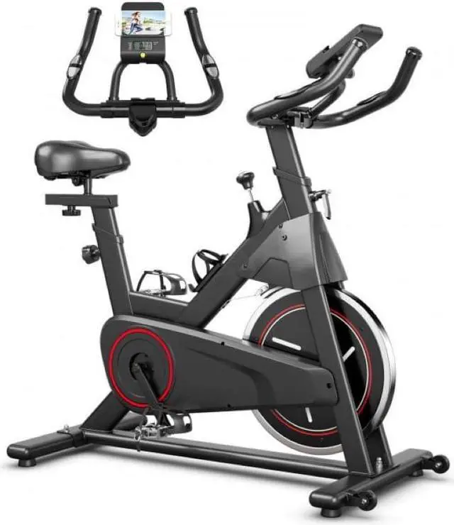 Alt view image 3 of 6 - Fitness Enthusiasts Indoor Stationary Exercise Spinning Cycling Bike