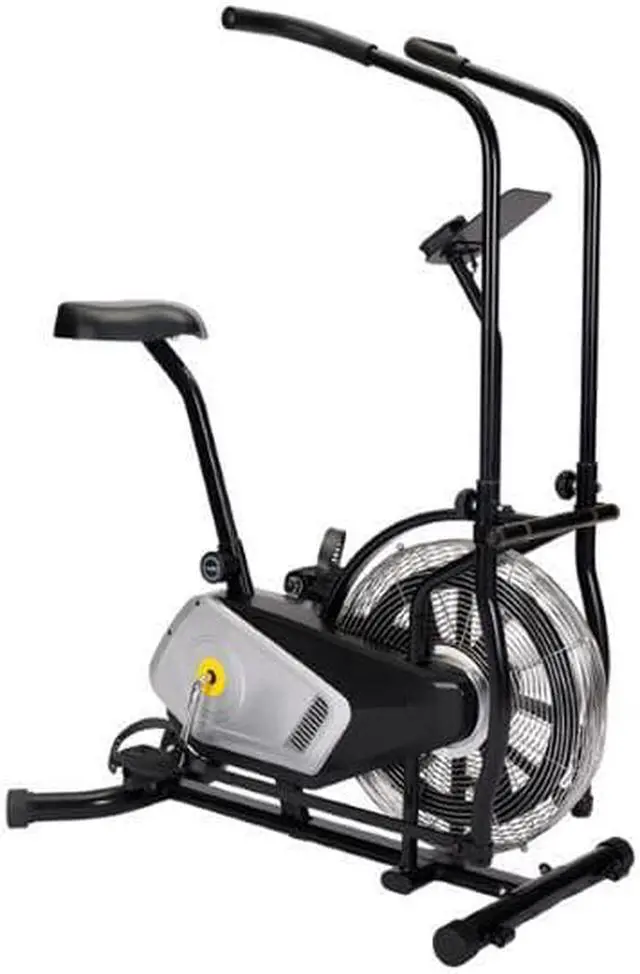 Main image of Display Unlimite Resistance And Adjustable Seat Upright Air Bike Fan Exercise Bike