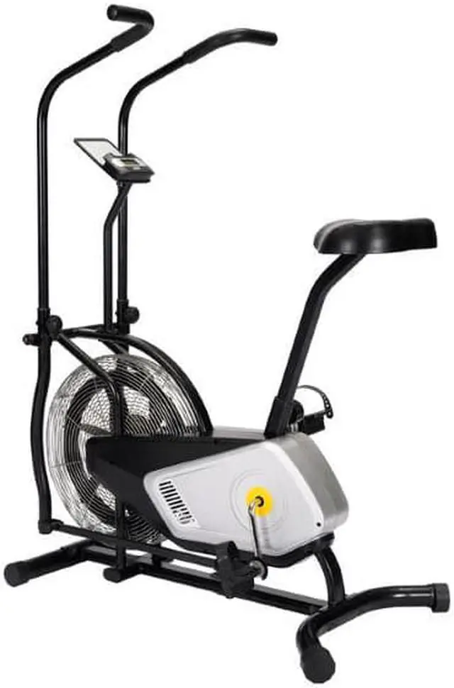 Alt view image 2 of 6 - Display Unlimite Resistance And Adjustable Seat Upright Air Bike Fan Exercise Bike