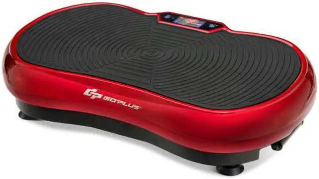 Alt view image 5 of 6 - 3D Vibration Plate Fitness Machine with Remote Control-Red
