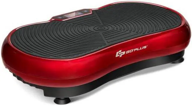 Alt view image 6 of 6 - 3D Vibration Plate Fitness Machine with Remote Control-Red