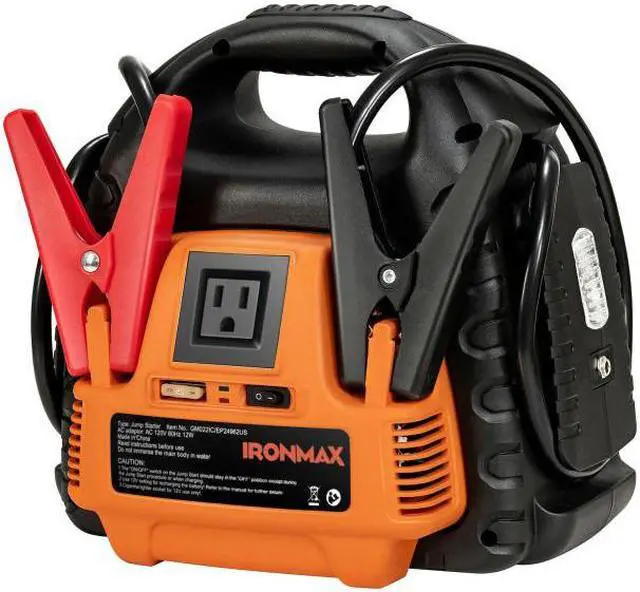 Alt view image 2 of 7 - 22000mAH Jump Starter Portable Power Station Air Compressor with LED Light