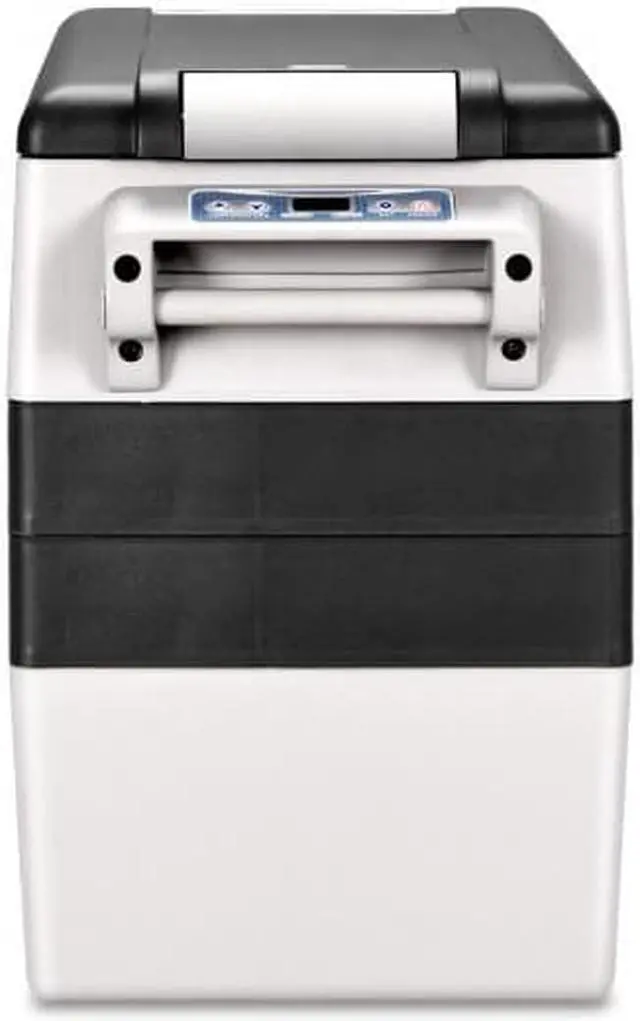 Alt view image 6 of 6 - 55-Quarts Portable Thermoelectric Electric Car Cooler Refrigerator for Beverage