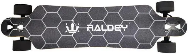 Alt view image 3 of 7 - RALDEY Electric Skateboard Longboard Dual Hub Motors with Remote Control 29MPH Top Speed Range 4 Speed Adjustment Suitable for Adults Teens