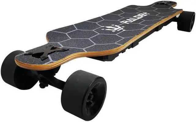 Alt view image 5 of 7 - RALDEY Electric Skateboard Longboard Dual Hub Motors with Remote Control 29MPH Top Speed Range 4 Speed Adjustment Suitable for Adults Teens