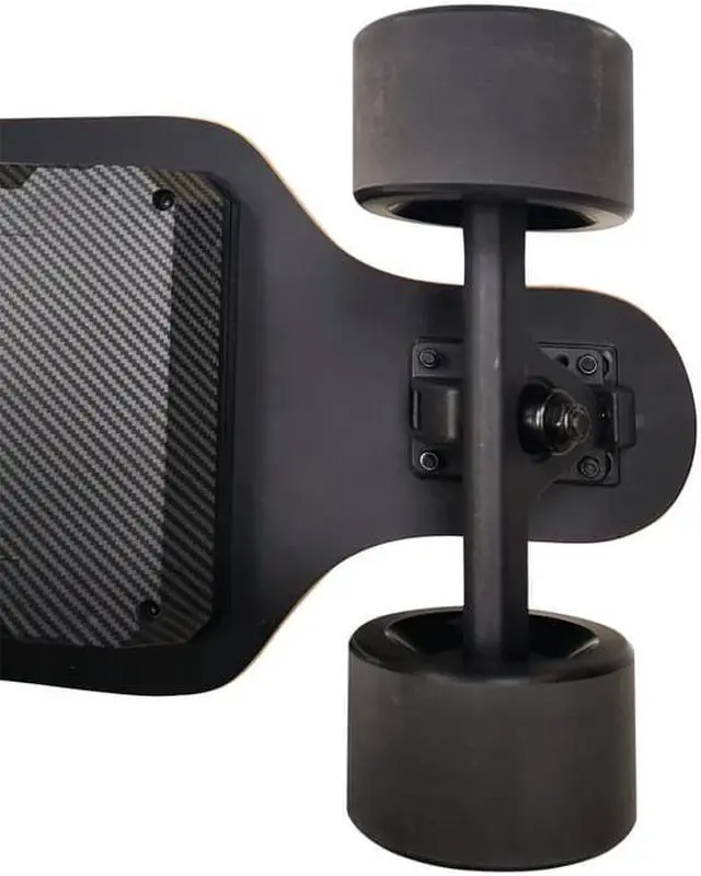Alt view image 6 of 7 - RALDEY Electric Skateboard Longboard Dual Hub Motors with Remote Control 29MPH Top Speed Range 4 Speed Adjustment Suitable for Adults Teens