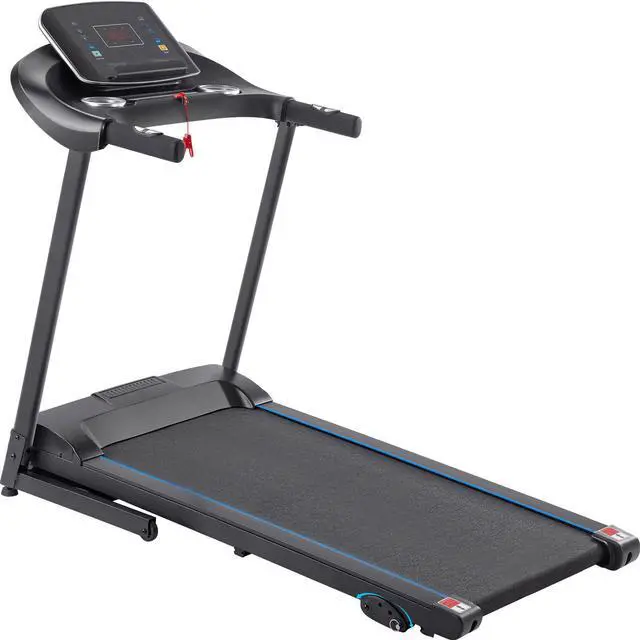 Alt view image 2 of 6 - Electric Motorized Treadmill with Audio Speakers, Max. 10 MPH and Incline for Home Gym AL