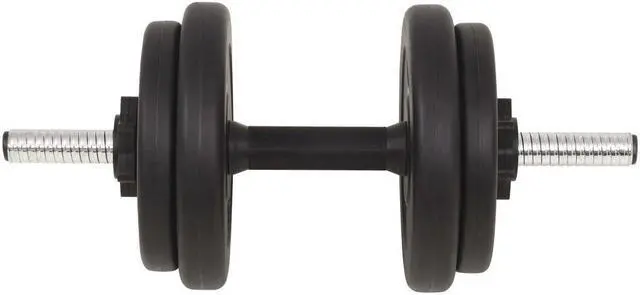 Alt view image 5 of 6 - Barbell and Dumbbell Set 66.1 lb