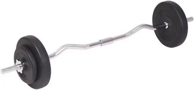 Alt view image 4 of 6 - Barbell and Dumbbell Set 198.4 lb