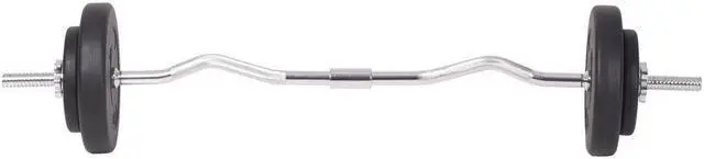 Alt view image 5 of 6 - Barbell and Dumbbell Set 198.4 lb