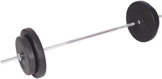 Alt view image 6 of 6 - Barbell and Dumbbell Set 198.4 lb