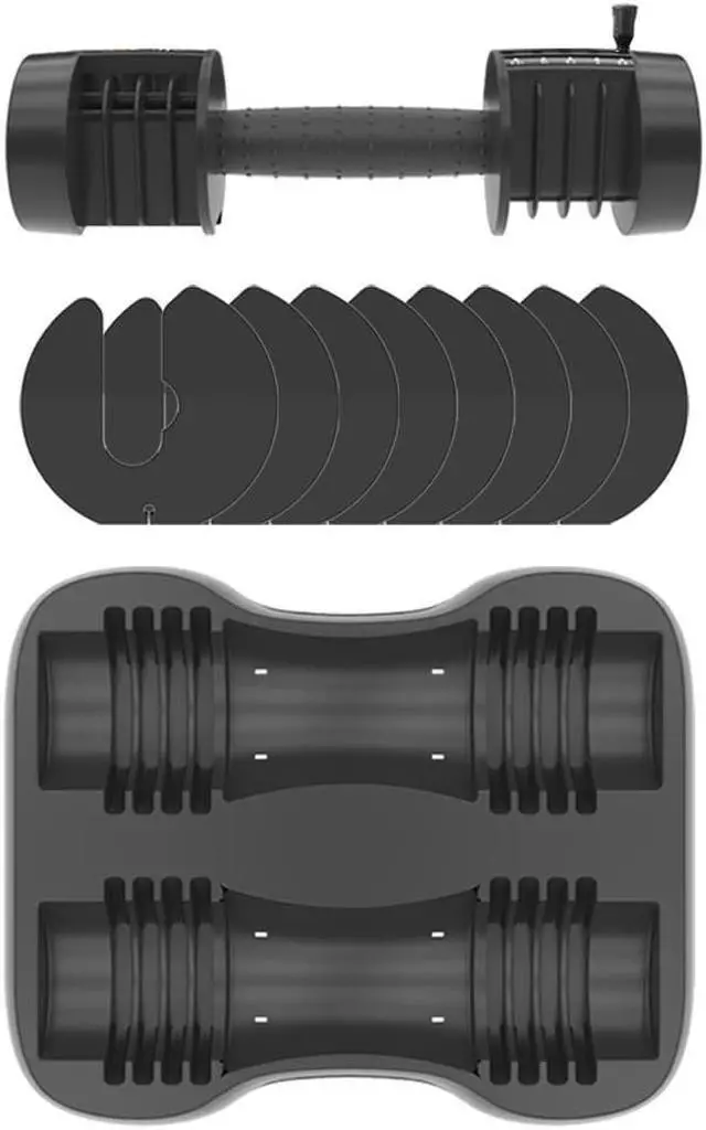 Alt view image 4 of 6 - Pair of 12.5 LB Glide Tech Adjustable Dumbbell