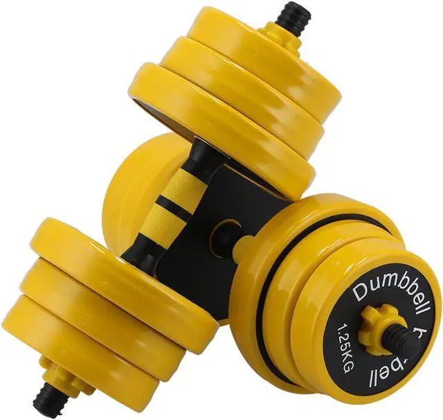 Alt view image 5 of 6 - 20KG Dumbbell Set 2 in 1 Adjustable Weights Dumbbells Set for Home Gym Fitness Workout