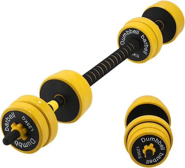 Alt view image 6 of 6 - 20KG Dumbbell Set 2 in 1 Adjustable Weights Dumbbells Set for Home Gym Fitness Workout