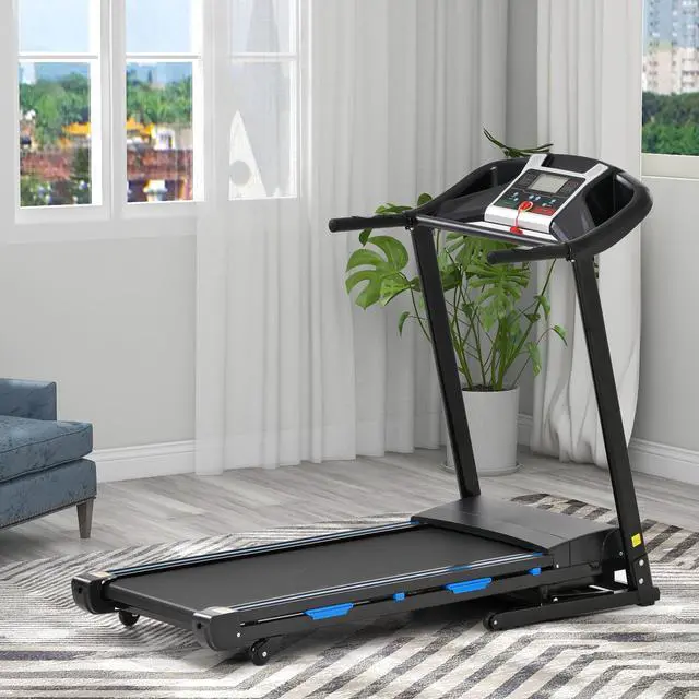 Alt view image 2 of 6 - FYC Folding Treadmill for Home - 265 LBS Weight Capacity Running Machine with Incline/Bluetooth/APP, 3.25HP Foldable Electric Treadmill Easily Assembly, Home Gym Workout Exercise, Black