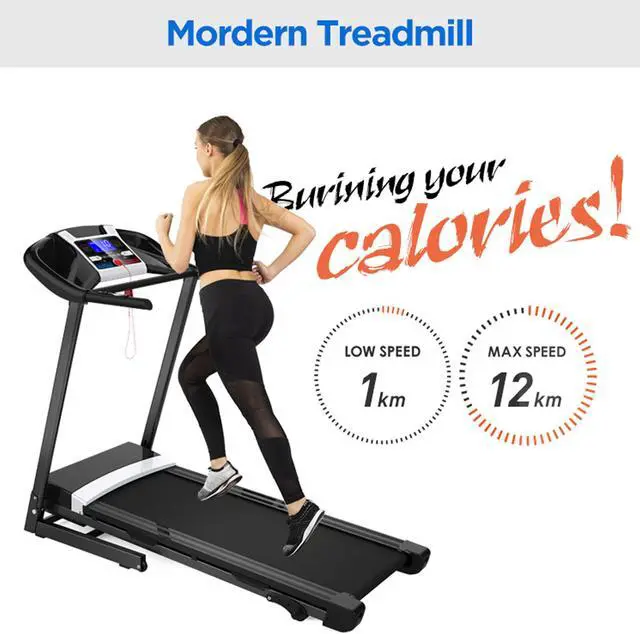 Alt view image 4 of 6 - FYC Folding Treadmill for Home - 265 LBS Weight Capacity Running Machine with Incline/Bluetooth/APP, 3.25HP Foldable Electric Treadmill Easily Assembly, Home Gym Workout Exercise, Black
