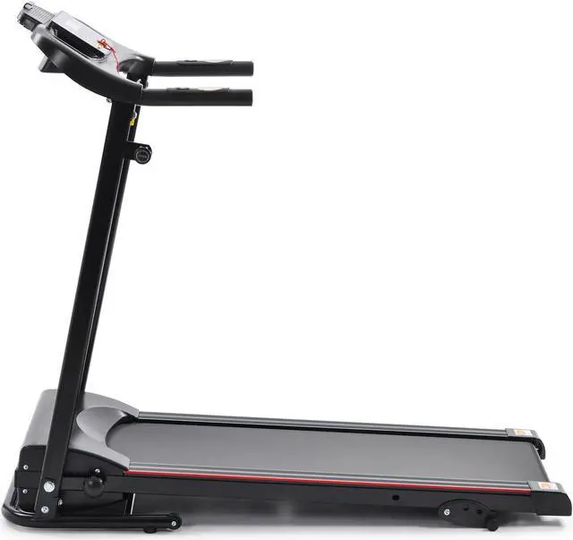 Alt view image 3 of 6 - Folding Treadmill with Incline 2.5HP 12KM/H Electric Treadmill for Home Foldable, Bluetooth Music Cup Holder Heart Rate Sensor Walking Running Machine for Indoor Home Gym Exercise Fitness