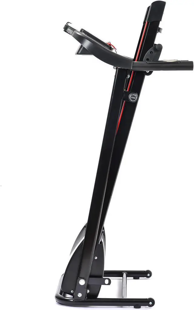 Alt view image 6 of 6 - Folding Treadmill with Incline 2.5HP 12KM/H Electric Treadmill for Home Foldable, Bluetooth Music Cup Holder Heart Rate Sensor Walking Running Machine for Indoor Home Gym Exercise Fitness