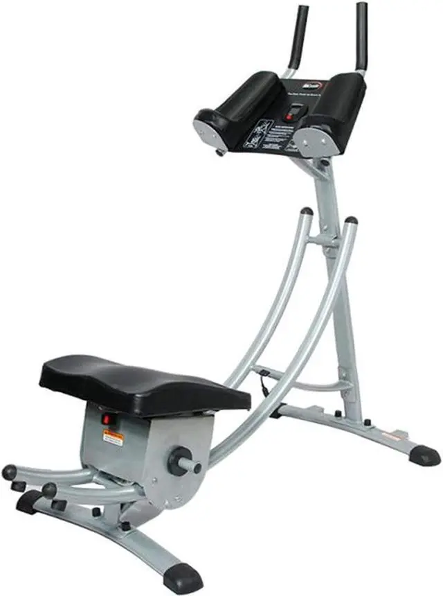 Alt view image 4 of 7 - 440LBS Deluxe ab machine Folding abdominal crunch coaster Max ab workout equipment